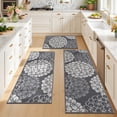 thumbnail image 3 of MeyJey Floral Kitchen Rug Sets of 3, Non Slip Kitchen Mats for Floor, Soft Machine Washable Kitchen Rug for Floor, 3 of 7