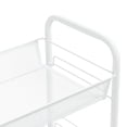thumbnail image 3 of vidaXL 4-Tier Kitchen Trolley White 46x26x85 cm Iron, 3 of 5