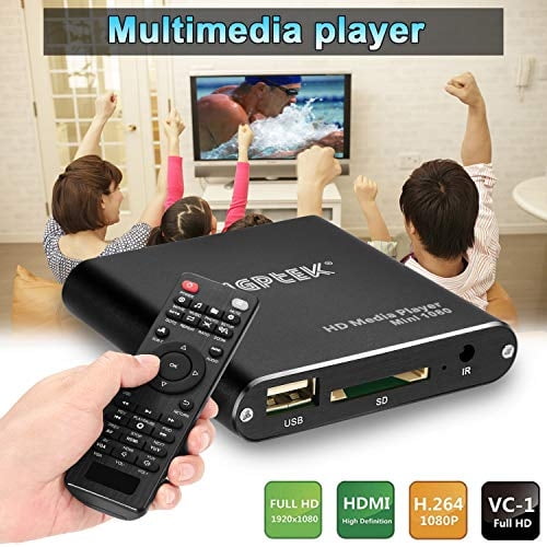 HDMI Media Player, Negro Mini 1080p Full-HD Ultra HDMI Digital Media P