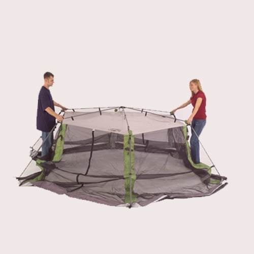 COLEMAN Camping Instant Screened Canopy Tent Shelter w/ Carry Bag