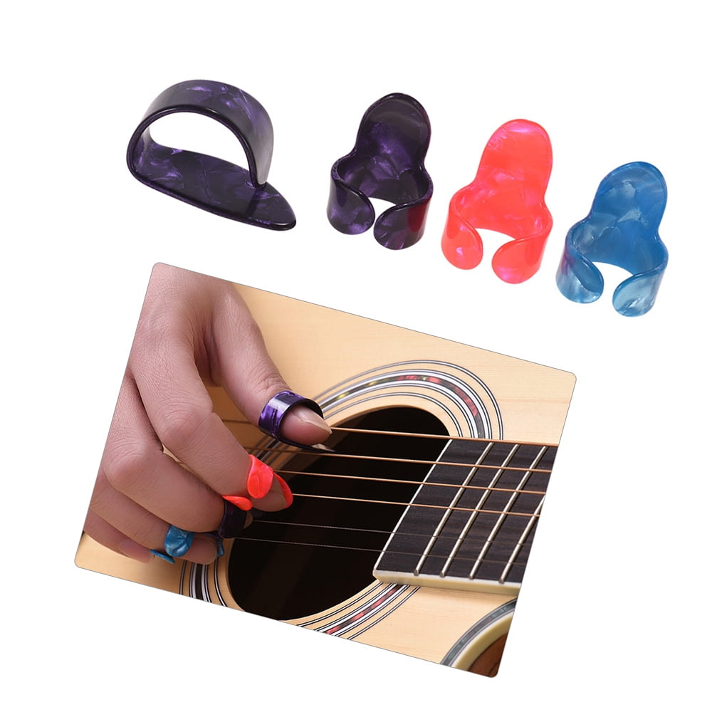 Plastic finger 2024 picks for guitar