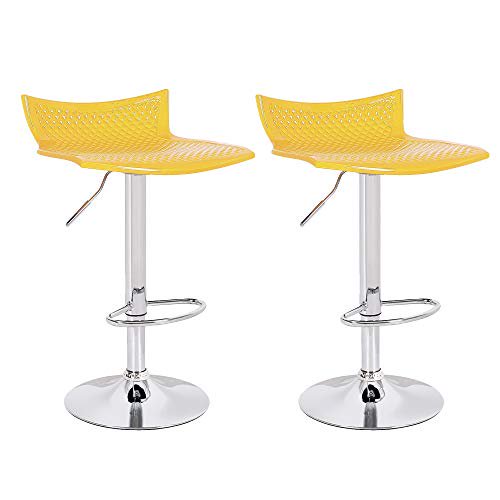 Bronte Living Tabouret de Bar à Hauteur Réglable Pivotant - Series Megan - Lot de 2