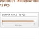 thumbnail image 3 of 15Pcs Copper Nails for Killing Trees Stump Root, 3.14 Inch, 3 of 5