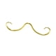 thumbnail image 1 of Anillo para la nariz, bigote y tabique, regalo único, creativo, portátil, joyería de moda para piercings. Oro, 1 of 9