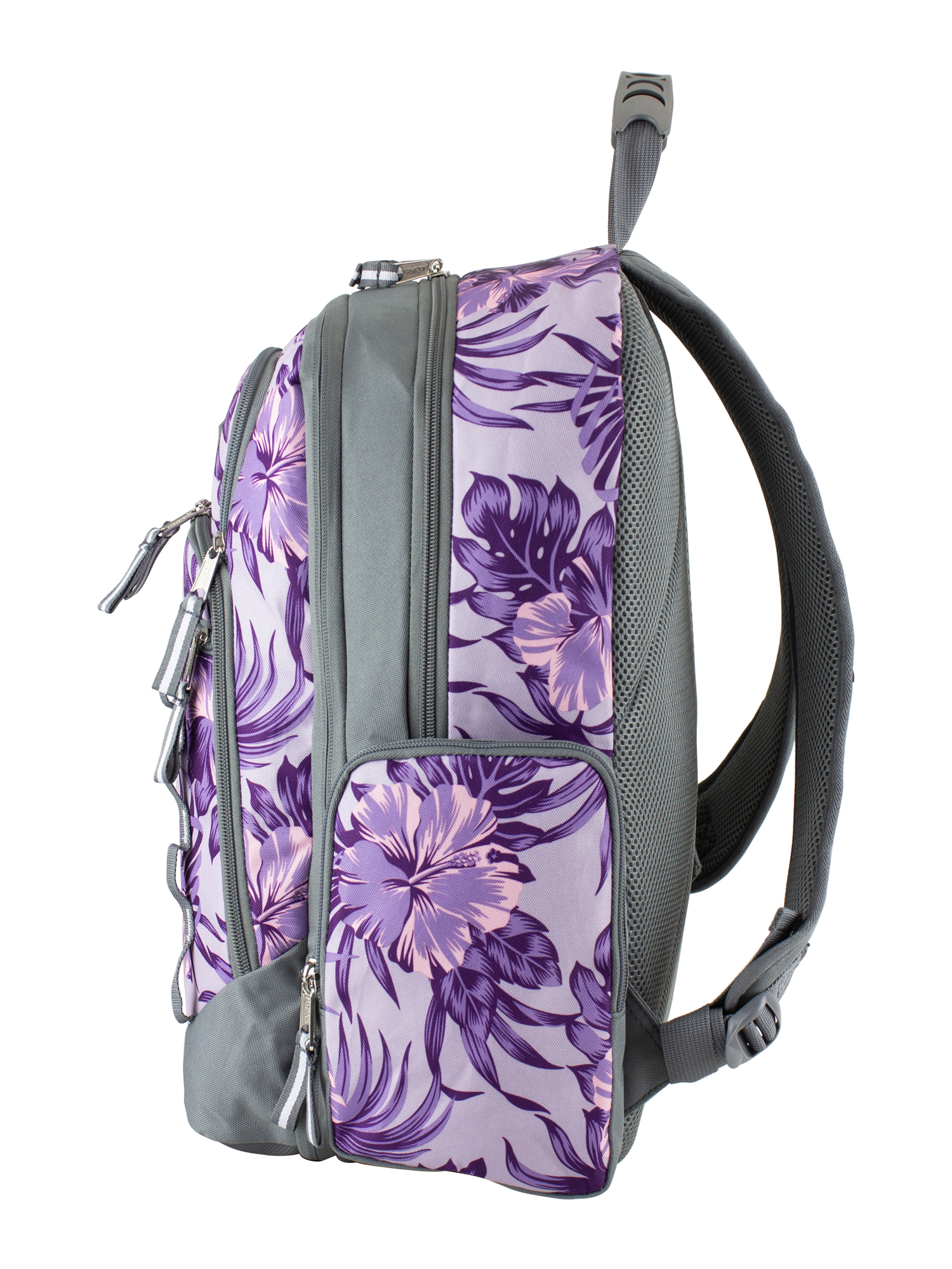 Eastsport Diamond Expandable Recycled Backpack, Hibiscus Edge photo 6
