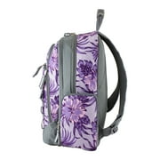 Eastsport Unisex Diamond Expandable Recycled Backpack, Hibiscus Edge