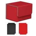 thumbnail image 3 of Estuche para tarjetas DYNWAVEMX con cierre magnético capacidad para 100 tarjetas Rojo, 3 of 8
