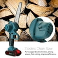 thumbnail image 3 of 21V Mini Scies Électriques Portables Rechargeables Petites Scies à Chaîne Fendues en Bois Outil de Menuiserie à une Main, 3 of 8