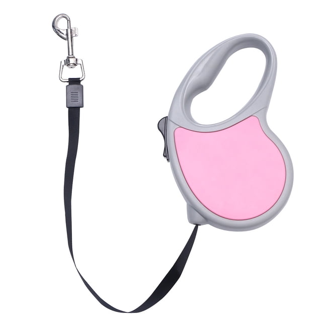 MIANGASTORE 5M Pet Dog Puppy Cat Automatic Retractable Dog Leash Telescopic Traction Rope Belt Pink