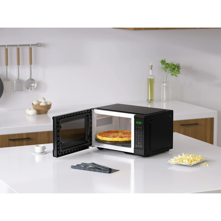 Midea 0.9 Cu. Ft. Countertop Microwave Oven, Black, 6 Auto