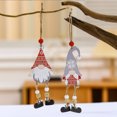thumbnail image 3 of Moyic Colgante de Navidad de madera, lindo repuesto de Papá Noel, muñeca sin rostro, para el hogar, decoración de chimenea, accesorios de Kits de decoración para fiestas Gris Moyic HA069747-02, 3 of 6