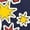 NAVY, variant on Guardians Of The Galaxy - Rocket Stickers - Women's Short Sleeve Graphic T-Shirt