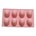 thumbnail image 1 of Molde de silicona antiadherente para hornear huevos de Pascua, 8 piezas, para hacer dulces y gelatina, 1 of 6