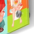 thumbnail image 3 of Epic Art 'Boy Meets Girl' by Sai Tamiya, Acrylic Glass Wall Art, 36"x36", 3 of 3