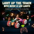 thumbnail image 6 of Contixo SC10 Cobra Crawler Stunt Remote Control Cars with 4WD Off-Road Mode and LED Lights, Red, 6 of 8