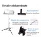 thumbnail image 3 of Podio Atril Para Partituras De Altura Ajustable Con Funda, 3 of 8