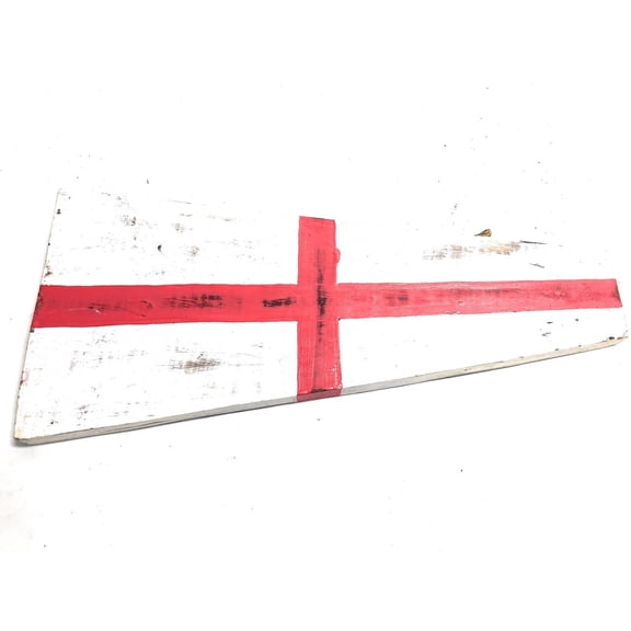 8 Nautical Numerical Flag 12" Wood Plaque - Coastal Decor | #skn160228