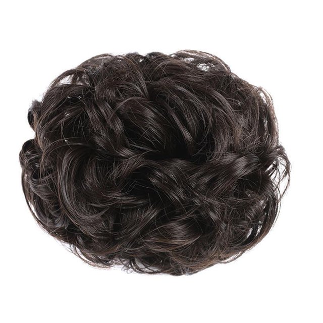 Natural Looking Messy Ball Head Hairpin, High Temperature Silk Hair Bun Accessory for Everyday & Formal Wear - Multiple Colors Available