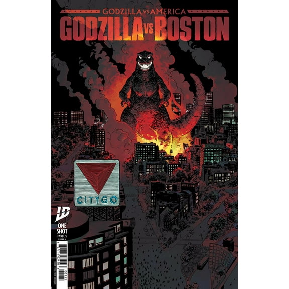 Godzilla Vs. America: Boston #1A VF ; IDW Comic Book