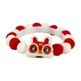thumbnail image 2 of Collar para cachorros con bolas de felpa, collar decorativo para gatos, collar para gatitos, collar para cachorros para perros pequeños y medianos,, 2 of 8