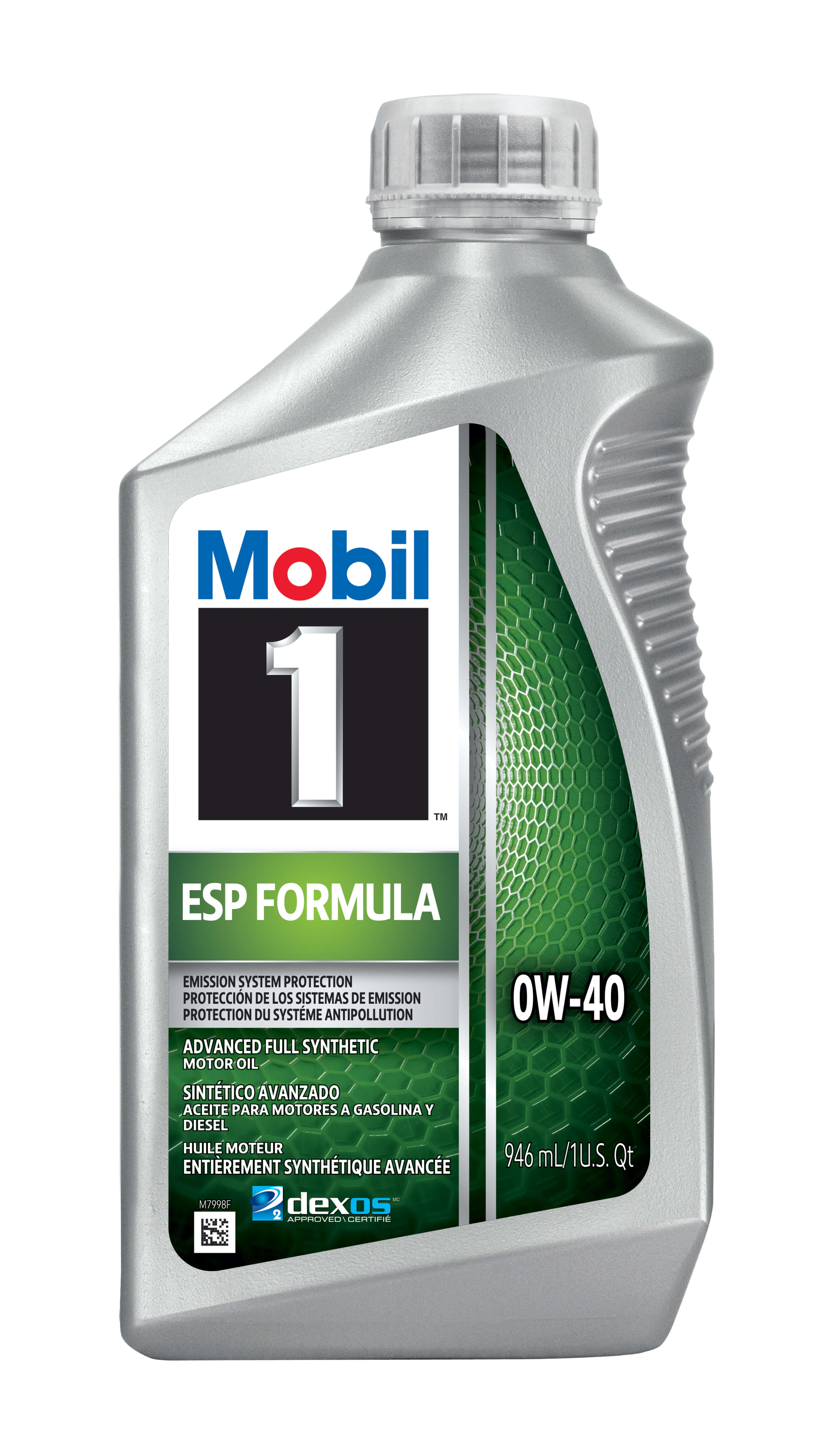 Mobil 1 ESP Full Synthetic Motor Oil 0W-40, 1 Quart - Walmart.com
