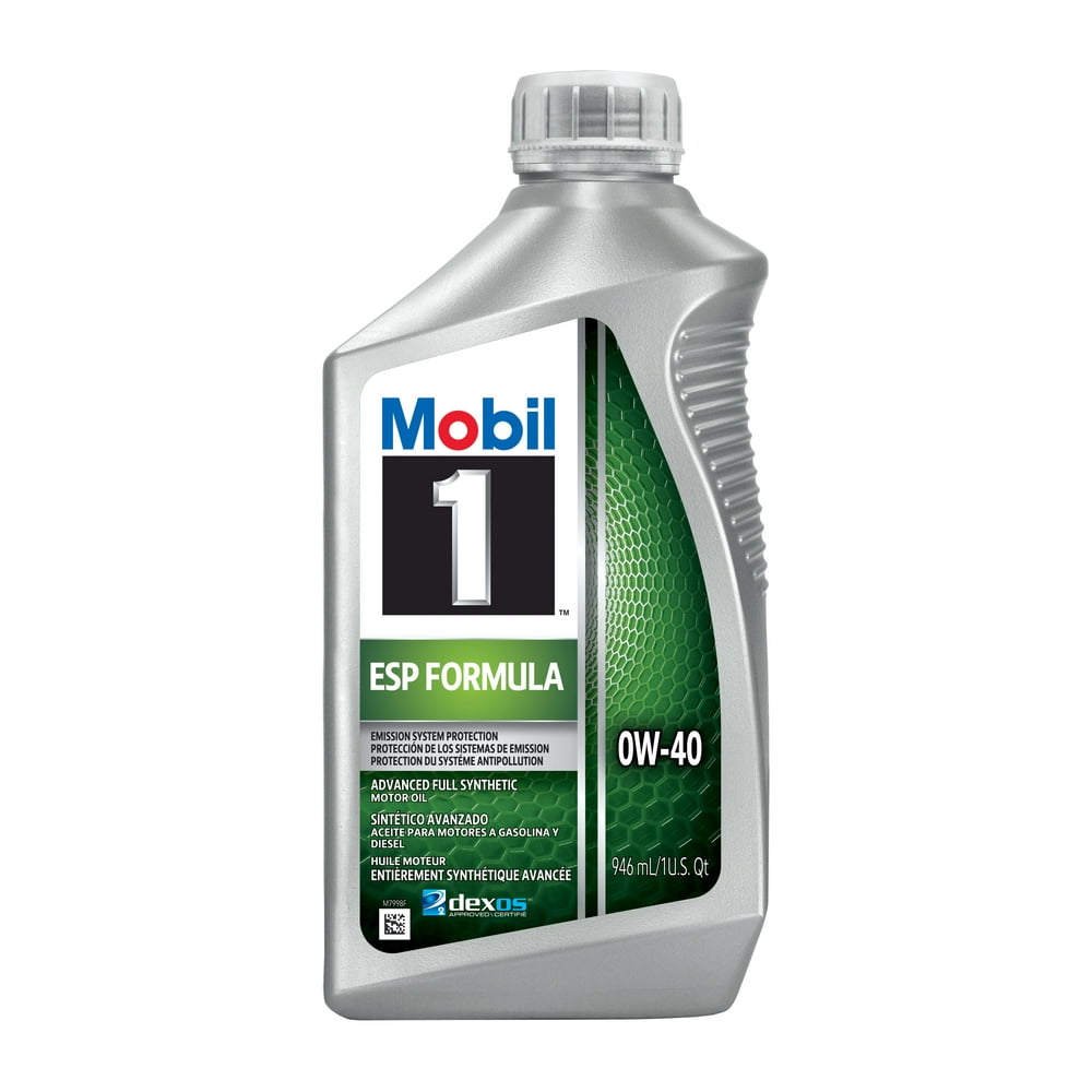 Mobil 1 ESP Full Synthetic Motor Oil 0W40, 1 Quart