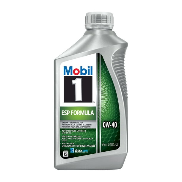Mobil 1 Esp Full Synthetic Motor Oil 0w 40 1 Quart Walmart Com Mobil 1 Esp Full Synthetic Motor Oil 0w 40 1 Quart Walmart Com