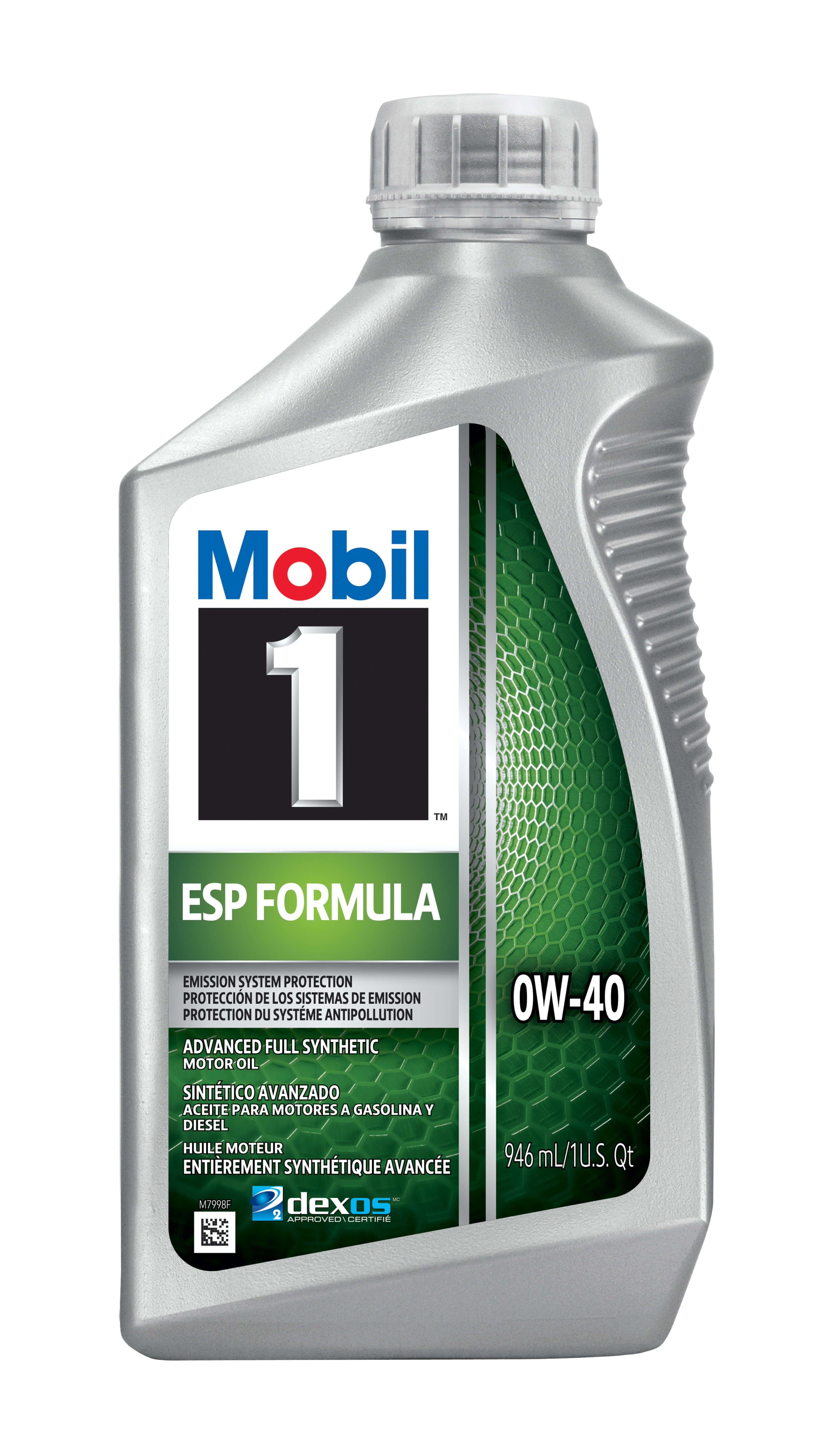 Mobil 1 ESP Full Synthetic Motor Oil 0W 40 1 Quart Walmart 