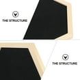 thumbnail image 3 of 1pc Multi-purpose Memo Board Hexagon Shaped Photo Board Useful Message Board, 3 of 7