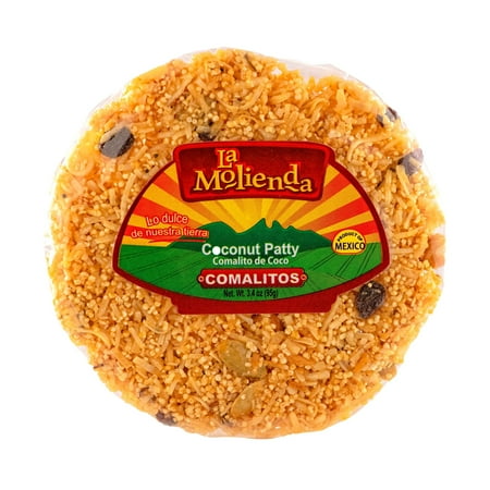 La Molienda Comalito Coconut Patty, Mexican Traditional Candy 3.5 Oz.