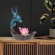 thumbnail image 1 of Backflow Incienso quemador cascada lotus figurine de ciervo cerámico censador de cerámica tiburador de incienso para parte para el partido Rosa, 1 of 8