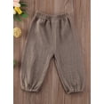 thumbnail image 3 of Dewadbow Baby Kids Girls Boys Cotton Wrinkled Bloomers Trousers Legging Pants, 3 of 4