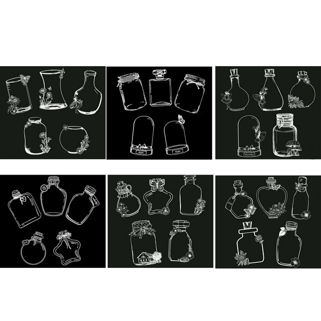 Cateissary 120 marcapáginas transparentes de flores secas para hacer tú mismo, creativos, con miles de flores. Artesanía