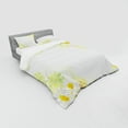 thumbnail image 2 of Ambesonne Flower Bedding Set 4 Pcs, Daisies Sun Like Art Print, Queen, White and Yellow, 2 of 2