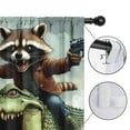 thumbnail image 4 of Blackout Kids Curtains,Raccoon and Alligato Childrens Insulated Curtains Set Of 2,Bedroom Essentials,Toddler Room Decor 42x54in(106x137cm), 4 of 4