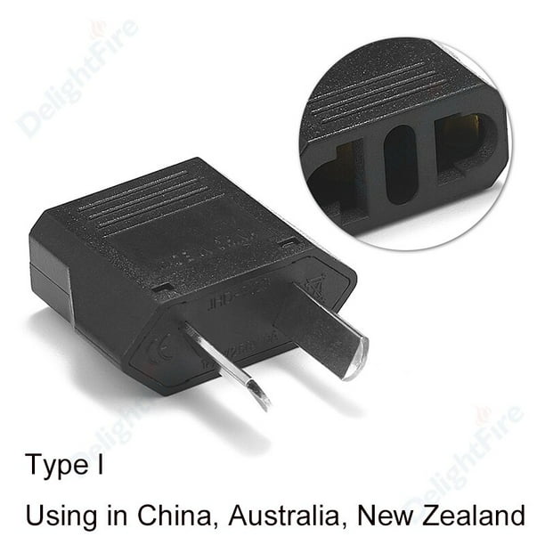 1-100 Uds 4,0/4,8mm adaptador de enchufe de la UE UE EE. UU. Israel a Euro KR BR Brasil convertidor de enchufe adaptador de corriente de viaje americano enchufe Tan Jianjun unisex