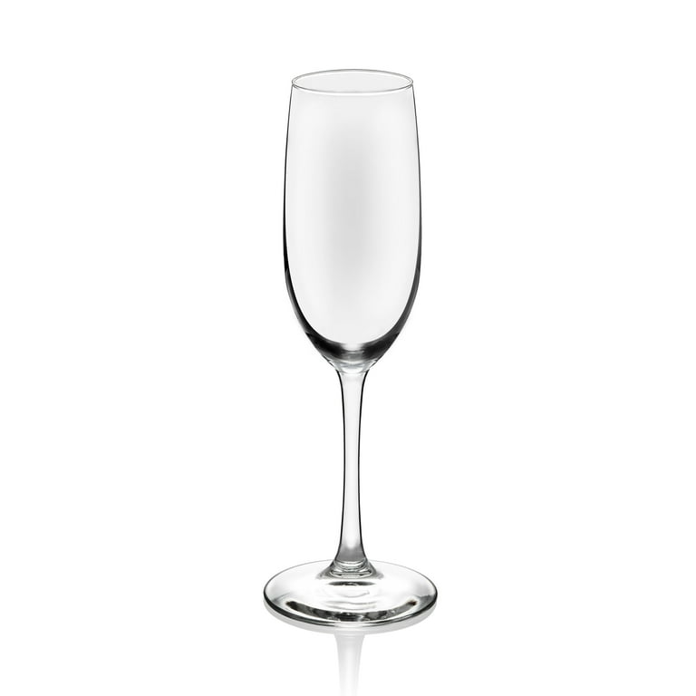  Libbey 4196SR Charisma 6 Ounce Tall Flute Glass - 24 / CS :  Home & Kitchen