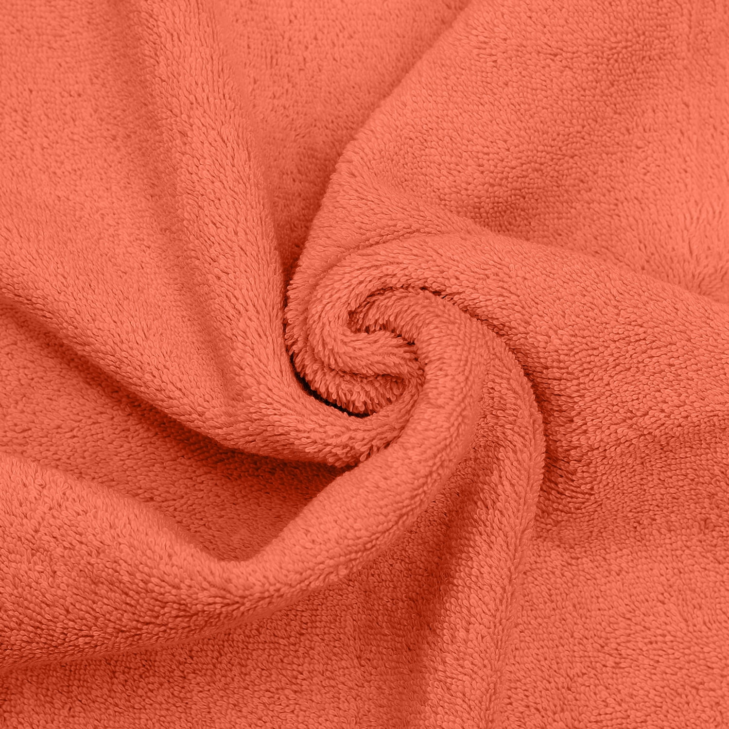 Luxury Hotel & Spa Collection Highly Absorbent, Quick Dry 100% Turkish Cotton 700 GSM, Eco Friendly Towel, for Bathroom Dobby Border Soft Bath Towel Set 27 X 54 -Coral, Bath Towels - Set of 4