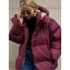 thumbnail image 4 of Abrigos largos de algodón cálidos Vintage para mujer, chaqueta gruesa con bolsillos de manga larga a la moda, prendas de vestir exteriores de oficina para invierno 2024, 4 of 5