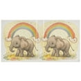 thumbnail image 3 of joogoo Cute Elephant with Rainbow Hardcover 3 Ring Binder 1.5" Round Rings Interior Pockets Binders Organizer 1 Pack, 3 of 9