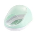thumbnail image 2 of Vaveren Hamster Sand Bath Container Hamster Cage Clear for Hedgehog Chinchilla green and white, 2 of 7