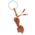thumbnail image 2 of Cadena de Llavero para Coche Colgante con Escultura Tallada Yin Chino para Familiares 4 Hugo Llavero colgante afortunado de madera, 2 of 10
