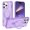 Purple, variant on Allytechgroup Military-Grade Shockproof iPhone 14 Pro Max Case, MagSafe-Compatible Apple iPhone 14 Pro Max Cover with Magnetic Back Cover & Built-in Ring Holder Kickstand for Car Mount Case,Desertgold