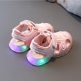 thumbnail image 6 of Kids Light Up Sandal Boys Girls Soft Sole LED Flashing Sneakers Toddler Luminous Non-Slip Slides Shoes, 6 of 8