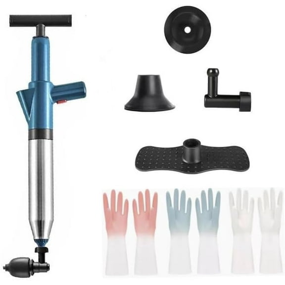 Air Drive Toilet Plunger Blaster High Pressure Drain Clog Remover Tool, Air Power Plunger Heavy Duty Drain Plunger For Unclog Toile, Bathroom, Sink, Floor Drain.