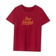 thumbnail image 3 of Camiseta para mujer, camiseta de verano con cuello redondo para mochileros, viajes, desplazamientos, regalo para mujer Rojo, 3 of 7