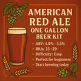thumbnail image 2 of Brewers Best American Red Ale One Gallon Beer Kit, 2 of 5
