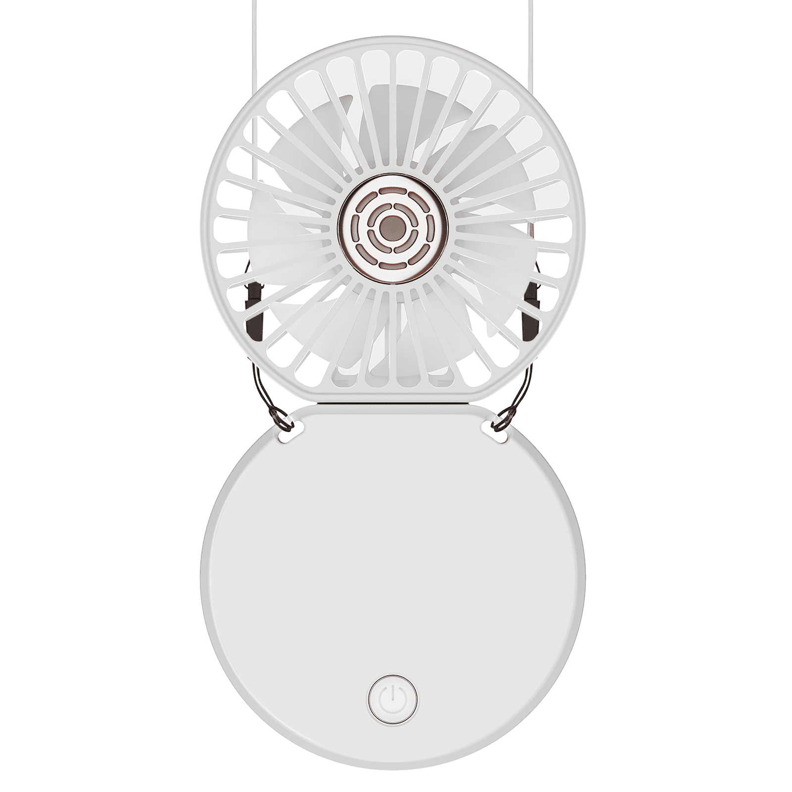 Uervoton Hanging Neck Fans Portable Neck Mini Fan Foldable Handheld