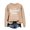 Khaki, variant on Women Blouses Ladies Sweatshirt with Zipper Long Sweatshirt Leggings Women Shirt Sports Loose Casual Top Cute Ladies Sweatshirts over Men Light Weight Womens Neck Long Sleeve Women's Petite Light