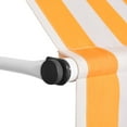 thumbnail image 6 of VidaXL 137.8" x 47.2" Multi-color Striped Manually Retractable Patio Awning, UV Resistant, 6 of 91